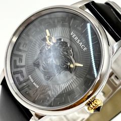 稼働 美品 VERSACE 腕時計 ゴールド メンズ 純正ベルト 3797 - メルカリ