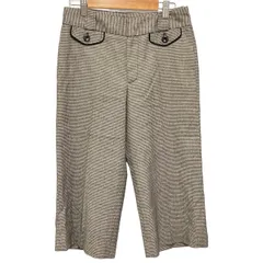 【中古】　green label relaxing　ハーフパンツ　五分丈　ボトムス　ジップフライ　センタープレス　千鳥格子　古着　/2406のサムネイル