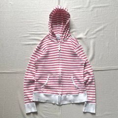 OLD UNIQLOボーダーダブルジップパーカー 短丈 y2kレアカラー - メルカリ