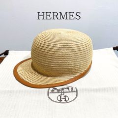 エルメス HERMES パナマ キャップ ストローハット 麦わら帽子 - メルカリ