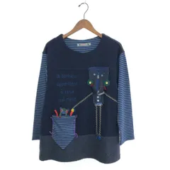OLLEBOREBLA アルベロベロ 長袖チュニック  刺繍デザイン    ネイビー レディース / 241015001163のサムネイル