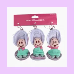 ディズニー ぬいぐるみストラップ【オイスター】3連 東京ディズニーリゾート TDR