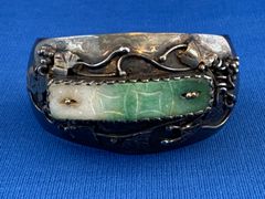 ロ*ン様 NAVAJO WBH刻印　ヴィンテージターコイズ彫刻デザインブレスレッ ロ*ン様 NAVAJO WBH刻印 ヴィンテージターコイズ彫刻デザイン