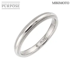 ミキモト MIKIMOTO ミルグレイン 6号 リング Pt プラチナ 指輪 Ring 90318791のサムネイル