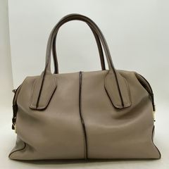 2571* TOD'S トッズ ロゴ ボックス レザー ミニボストン トート 黒