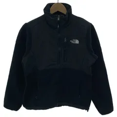 【中古】　THE NORTH FACE　フリース　ジャケット　ハイネック　フルジップ　切替　無地　ワンポイント　刺しゅう　アウトドア　古着　/7113