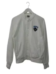 ナイキ NIKE コットンジャケット S ブルゾン ワッペン 刺繍 ホワイト 白 アウター 上着