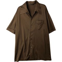YOHJI YAMAMOTO POUR HOMME セルロース開襟シャツ - メルカリ