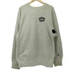 チャンピオン Champion 90s USA製 刺繍タグ REVERSE WEAVE HARVARD CREW 両面プリント クルーネック スウェット メンズ import：XL 