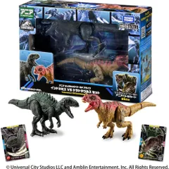 【新品・送料無料】アニア ジュラシック・ワールド アライブ インドネミス VS ケラトサウルス セット