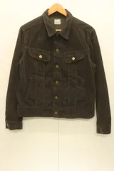 【中古】 LEE メンズブルゾン M コーデュロイジャケット LEE M グレー 灰