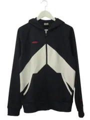 アンブロ UMBRO ジップアップブルゾン L ジャケット パーカー フーディ ネイビー 紺 アウター 上着