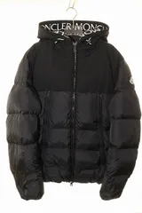 モンクレール MONCLER MONTCLAR GIUBBOTTO BLACK SIZE 4 D20914132085 モンクラ ダウン ジャケット ロゴ フーディ ブラック 【ブランド古着ベクトル】【中古】260424のサムネイル