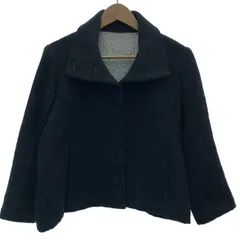 【中古】　ISSEY MIYAKE　ウールジャケット　シングルボタン　無地　日本製　ドメスティック　古着　/2497のサムネイル