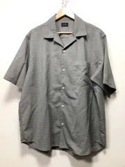 404042 UNITED ARROWS green label relaxing TWサイロ チェック オープンカラー シャツ XL 半袖 ユナイテッドアローズ