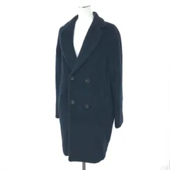 S MAX MARA エスマックスマーラ ダブルブレスコート サイズ:40 アルパカウール使用/ロング    ネイビー レディース / 241011012627のサムネイル