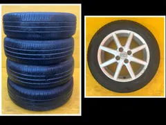 AT-802]  4本 4穴 TOYOTA アルミホイール 15X5J ET39 トーヨータイヤ TOYO 175/65R15 84S ★2023★ 日本製 溝 6.44mmのサムネイル