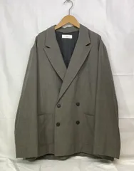 【美中古品】remer リメール ダブルブレストジャケット テーラードジャケット RRACI0122001 サイズ：M カラー：グレージュ系のサムネイル