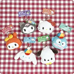 【新品未開封】　サンリオキャラクターズ レトロポップシリーズ マスコットポーチ　　6個ずつセット