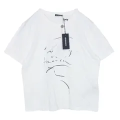 ANN DEMEULEMEESTER アンドゥムルメステール 2201-W-JE43-228-003 Heaven Tee ヘブン プリント クルーネック 半袖 Tシャツ カットソー ホワイト系 L【中古】のサムネイル