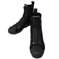 Y-3 PRO ZIP 네오프렌 가죽 전환 더블 사이드 지퍼 하이 컷 운동화 신발 신발 42 26.5cm Yohji Yamamoto adidas