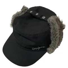 Yohji Yamamoto Pour Homme × NEW ERA 20AW RANGE EARFLAP CAP ファーイヤーフラップロゴ刺繍キャップ 帽子 ハットのサムネイル