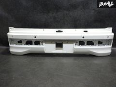 C35 ローレル　エアロリアバンパー パーツランド製　ホワイト　割れ有り C35 ローレル エアロリアバンパー パーツランド製 ホワイト 割れ有り