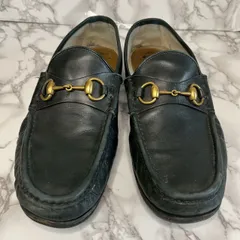 グッチ GUCCI ホースビット ローファー ブラック レザー ビジネスシューズ メンズ 定番 人気