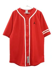 ナイキ NIKE エアジョーダン AIR JORDAN ゲームシャツ ユニフォーム バックプリント レッド M