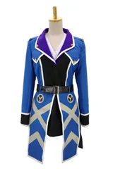 【1～3日以内に発送！】コスプレ衣装 アニメ K 風 淡島世理 セプター4 青のクラン 戦闘服 隊服 軍服 《女性Mサイズ》