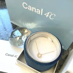 カナル4℃ K10 ピンクゴールド 馬蹄ネックレス ホースシュー ネックレス