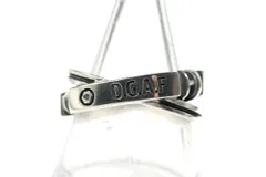 新品　未使用　17号　ドクターモンロー　DGAF　プレート　クロス　リング　指輪のサムネイル