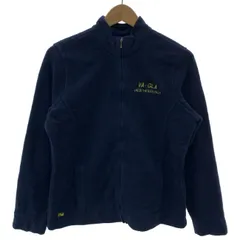 【中古】　L.L.Bean　フリース　ジャケット　ハイネック　フルジップ　刺しゅう　アウトドア　古着　/7113