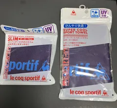 ルコックスポルティフ（le coq sportif） SUPER COOL SPORT TOWEL スーパークールスポーツタオル 2セットのサムネイル