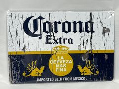 コロナビール CORONA 《86》レトロ ブリキ 看板 ☻ - メルカリ