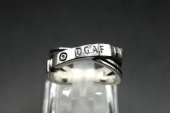 新品　未使用　20号　ドクターモンロー　DGAF　プレート　クロス　リング　指輪
