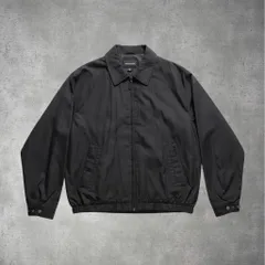 LONDON FOG ロンドンフォグ ピーチスキンタッチ ハリントン ジャケット スウィングトップ 黒 L 64-1-1