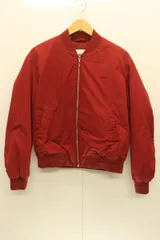 【中古】 LACOSTE レディース中綿ジャケット 38 中綿ジャケット LACOSTE 38 赤 レッド ロゴ