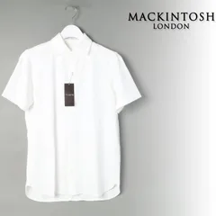 新品 MACKINTOSH LONDON マッキントッシュ ロンドン 超冷感ワイドカラーカットシャツ 半袖 ビジネスシャツ M # 732のサムネイル