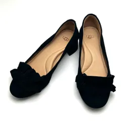 【楠本質店/元住吉】アグ/UGG　スエードパンプス　W FIFI RUFFLE  1092281  25cm ブラック【中古】のサムネイル