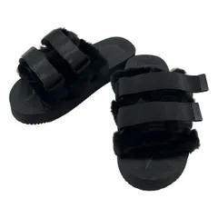 Suicoke / スイコック | Vibram / ビブラムソール ファー サンダル | 23.0 | ブラック | レディース