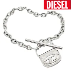 【新品】ディーゼル ブレスレット ブレス バッグデザイントップ レディース アクセサリー ステンレス シルバーカラー ファッション プレゼント DIESEL DX1592040のサムネイル