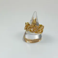 【姫路東店】 中古 AMBUSH | アンブッシュ リング・指輪 PAVE CLASSIC CHAIN RING ゴールド サイズ：XL 【134】のサムネイル