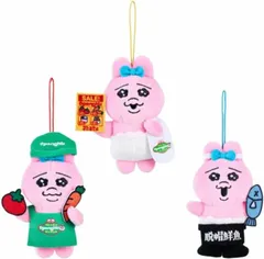 おぱんちゅ*うさぎ フレッシュおぱんちゅ*マーケット マスコット 全３種コンプリートセット サイズ約１４ｃｍおぱんちゅ*うさぎ フレッシュおぱんちゅ*マーケット マスコット 全３種コンプリートセット サイズ約１４ｃｍ