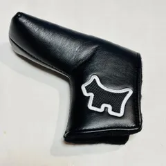 スコッティキャメロン　新作パターカバー　ブラック✖️ホワイトDOG  検索スコッチキャメロンパターカバー