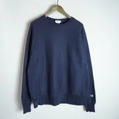 Champion チャンピオン US企画 Reverse Wave リバースウィーブ スウェット トレーナー S149 目無し 単色タグ 復刻 紺 ネイビー M 2232Q★2