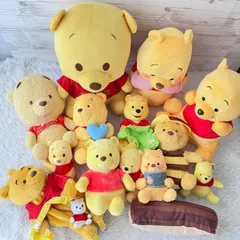 激レア　プーさん　まとめ売り　平成レトロ入手困難 処分特価！！！プーさん ぬいぐるみ6点セット 平成レトロ 非売品レア