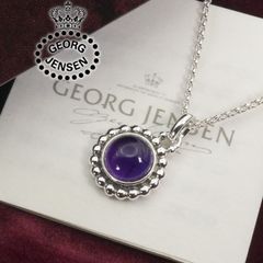 【美品】  100周年ペンダント　アジア限定アメジスト 美品】GEORG JENSEN 100周年ペンダント アジア限定アメジスト - メルカリ