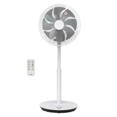 【新品】トヨトミ ハイポジション扇風機 DCモーター 8枚羽根 タッチストップセンサー搭載 FS-DHT30R-W エコモード リモコン付 衣類乾燥 省エネのサムネイル