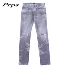 PRPS ピーアールピーエス デニム ジーンズ 32 コットン USA製 GRY/グレーのサムネイル
